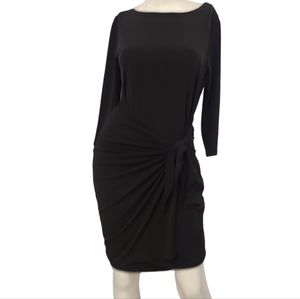 Jones New York Black Tie Front Dress size Small